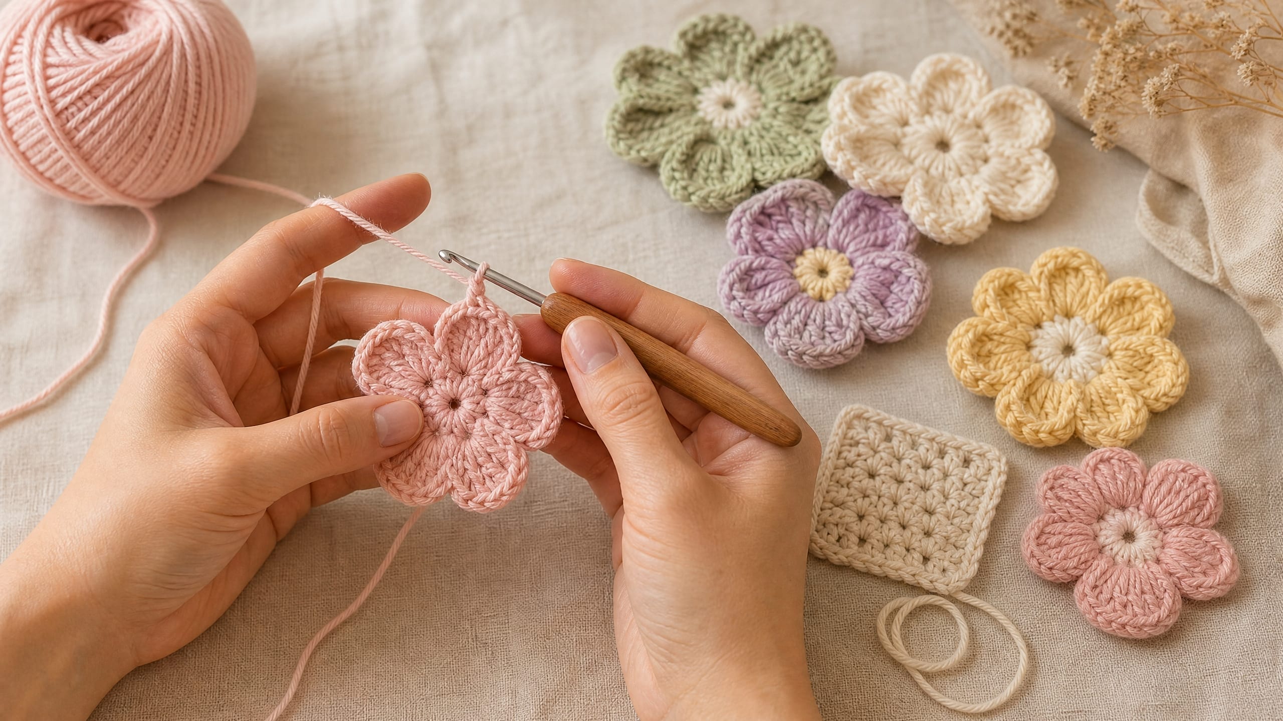 Reusable Cotton Crochet Face Scrubbies & Wash Rounds