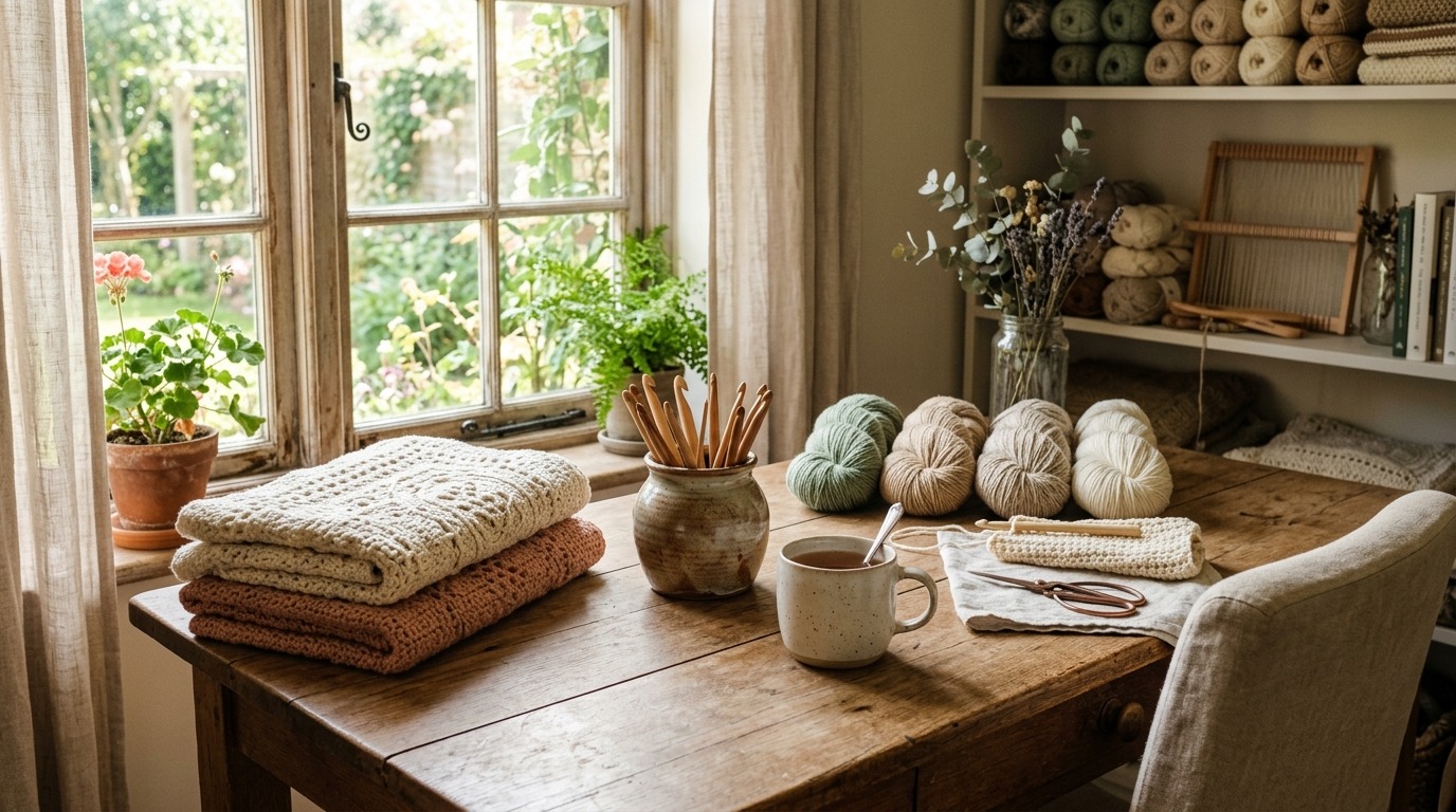 My Aunty Patterns Fiber Studio Workstation